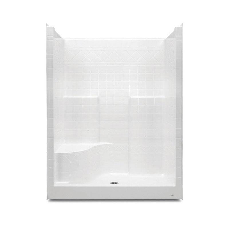 Aquatic Alcove Shower Enclosures item AC003554-L-000-BK