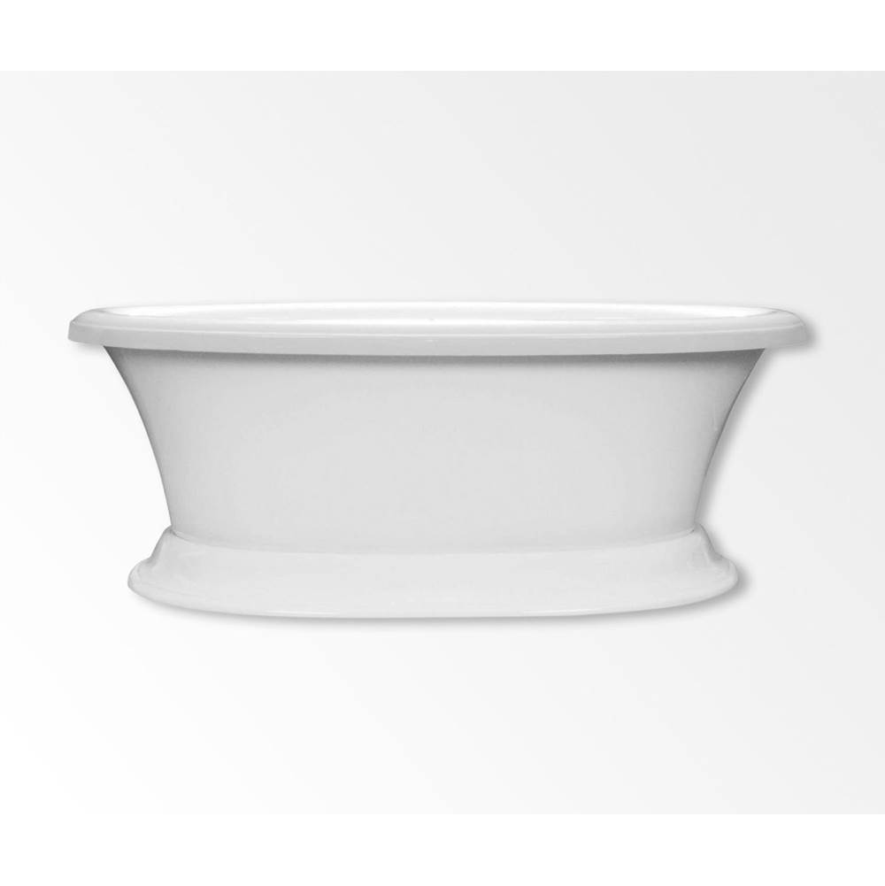 Aquatic Free Standing Soaking Tubs item AC003192-FC-TO-WH