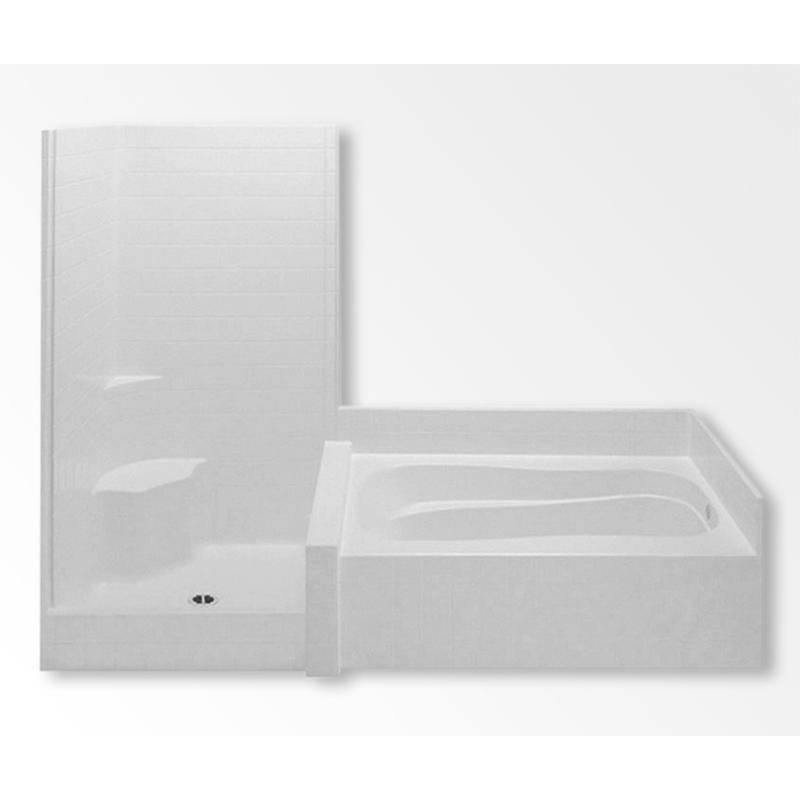 Aquatic Tub And Shower Suites Whirlpool Bathtubs item AC003446-R-WPV-WH