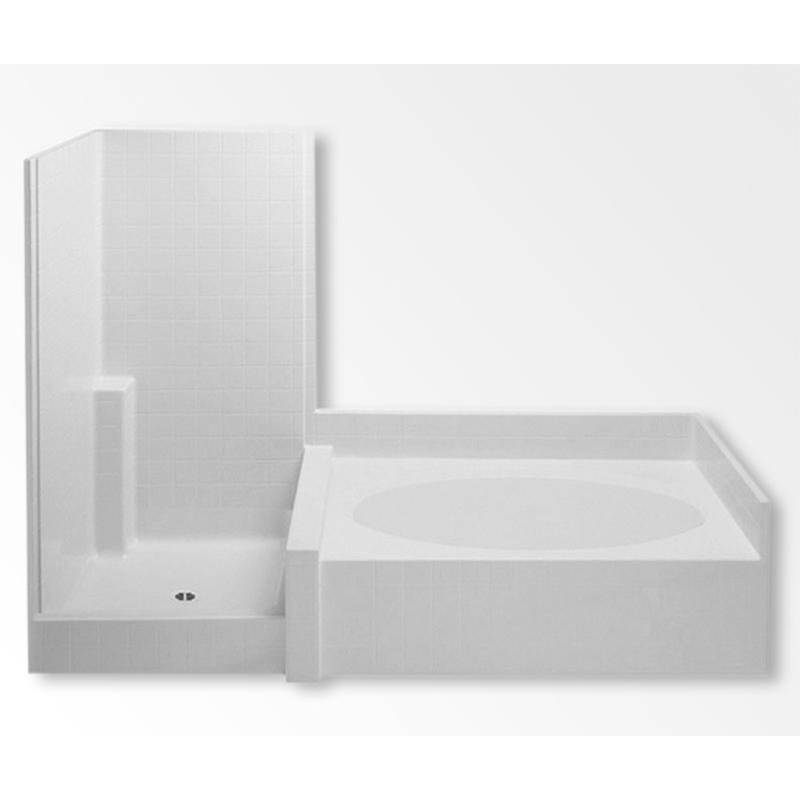 Aquatic Tub And Shower Suites Whirlpool Bathtubs item AC003442-R-WPV-WH
