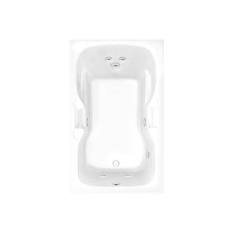 Aquatic Drop In Whirlpool Bathtubs item AC003330-UNI-WPE-BK
