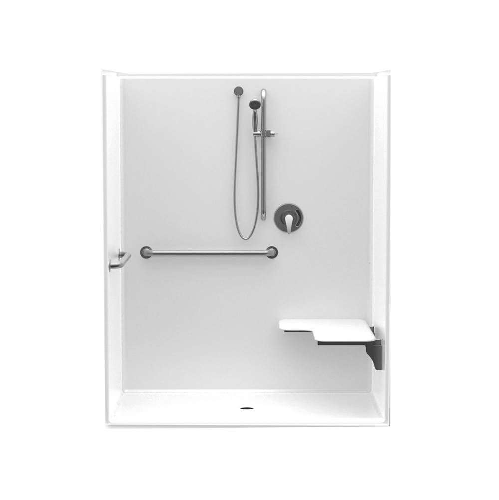 Aquatic Alcove Shower Enclosures item AC003545-XADAR-WH