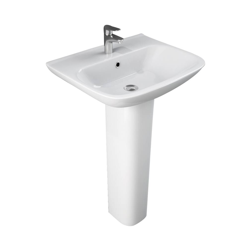 Barclay Complete Pedestal Bathroom Sinks item 3-1118WH
