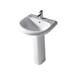 Barclay - C/3-180WH - Complete Pedestal Bathroom Sinks