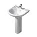 Barclay - 3-421WH - Complete Pedestal Bathroom Sinks