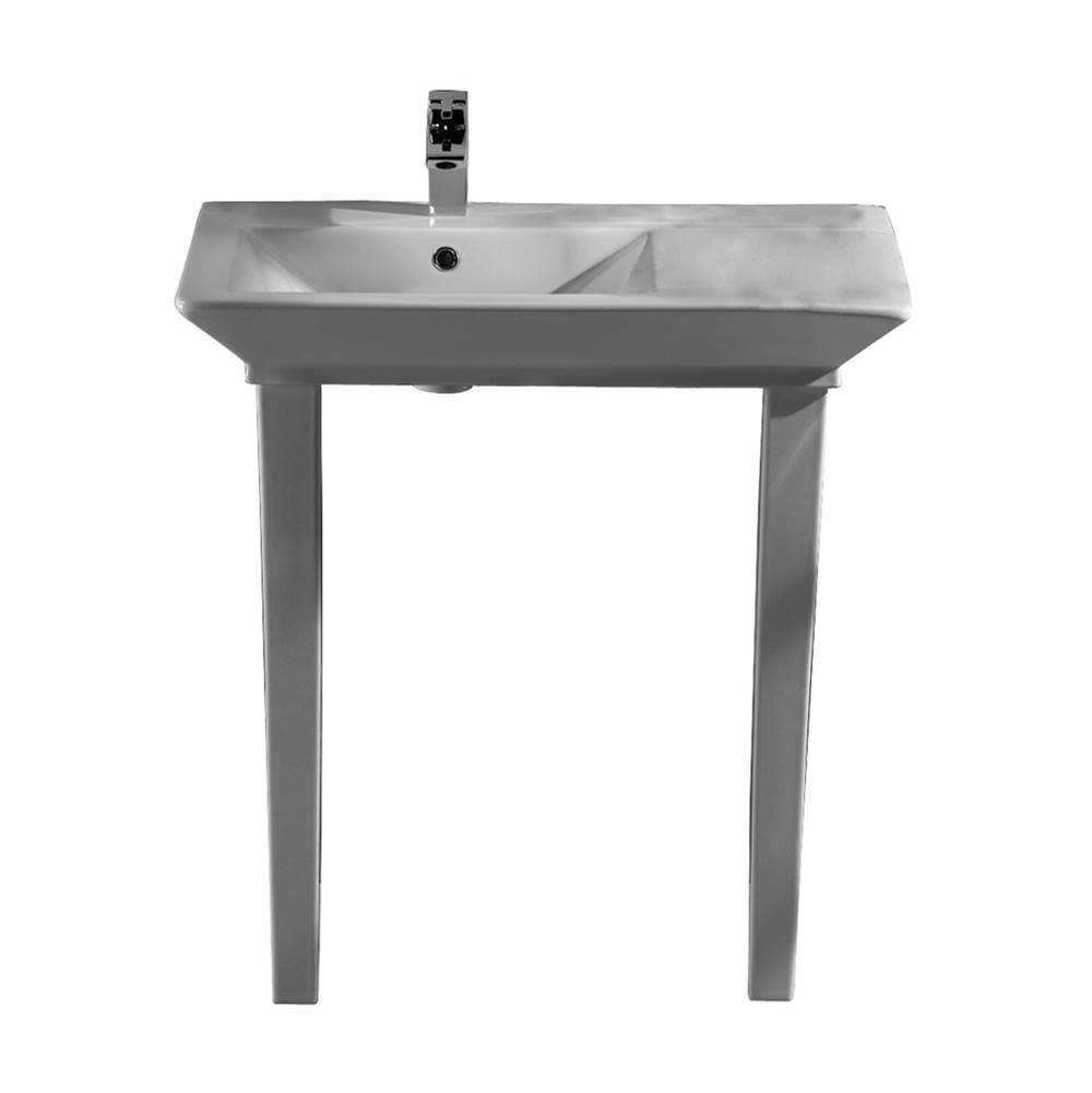 Barclay Lavatory Console Bathroom Sinks item 961WH