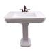 Barclay - 3-3011WH - Complete Pedestal Bathroom Sinks