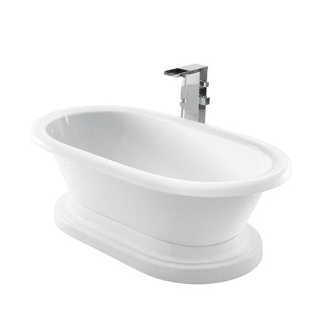 Barclay Free Standing Soaking Tubs item ATDRNTD71BB-WH