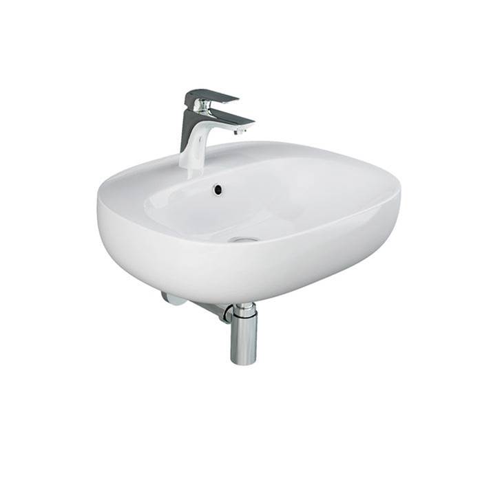 Barclay Wall Mount Bathroom Sinks item 4-1724WH