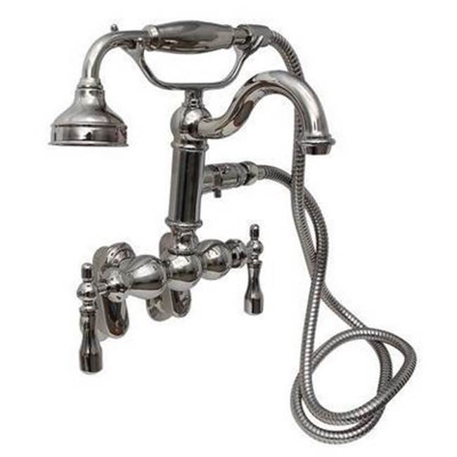 Barclay Deck Mount Roman Tub Faucets With Hand Showers item 4804-ML2-PN