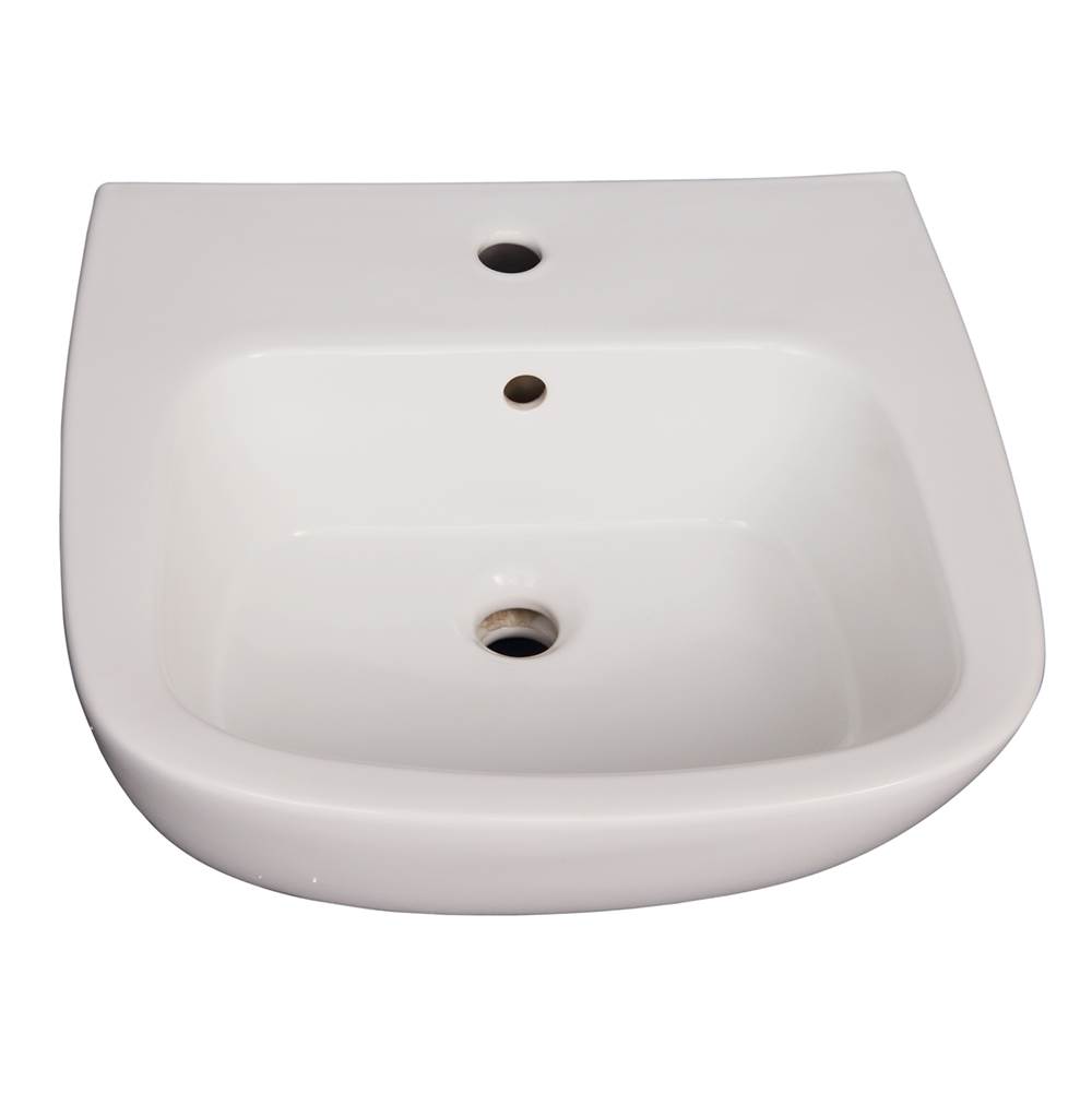 Barclay Vessel Only Pedestal Bathroom Sinks item B/3-141WH