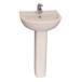 Barclay - B/3-531WH - Complete Pedestal Bathroom Sinks