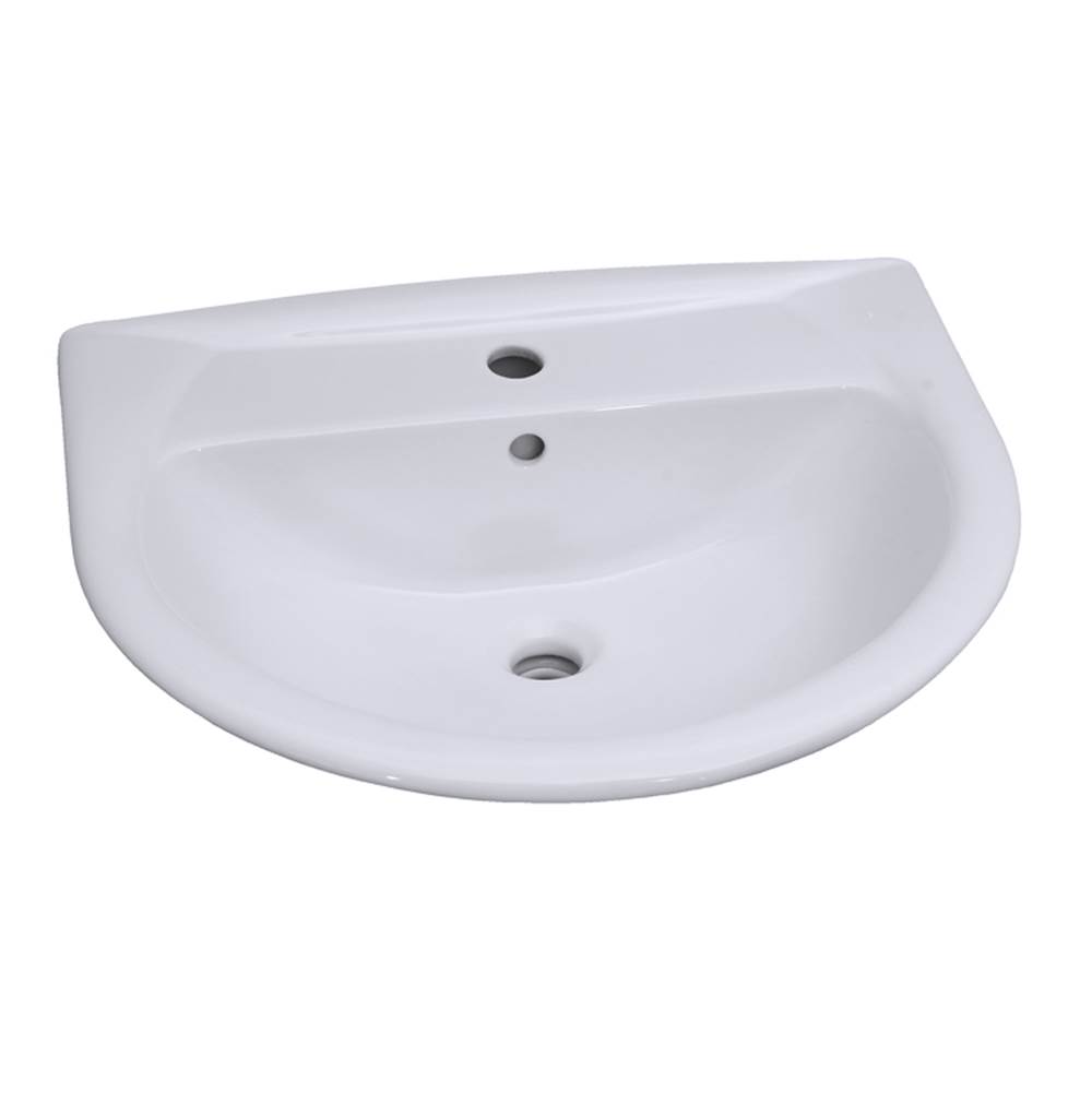 Barclay Vessel Only Pedestal Bathroom Sinks item B/3-301WH