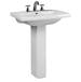 Barclay - B/3-274WH - Complete Pedestal Bathroom Sinks
