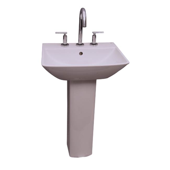 Barclay Complete Pedestal Bathroom Sinks item 3-761WH