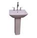 Barclay - B/3-778WH - Complete Pedestal Bathroom Sinks