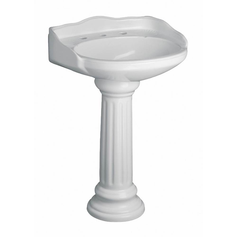 Barclay Complete Pedestal Bathroom Sinks item B/3-654WH