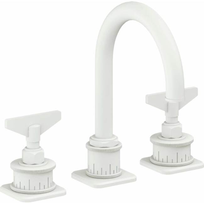 California Faucets Widespread Bathroom Sink Faucets item 8602B-MWHT