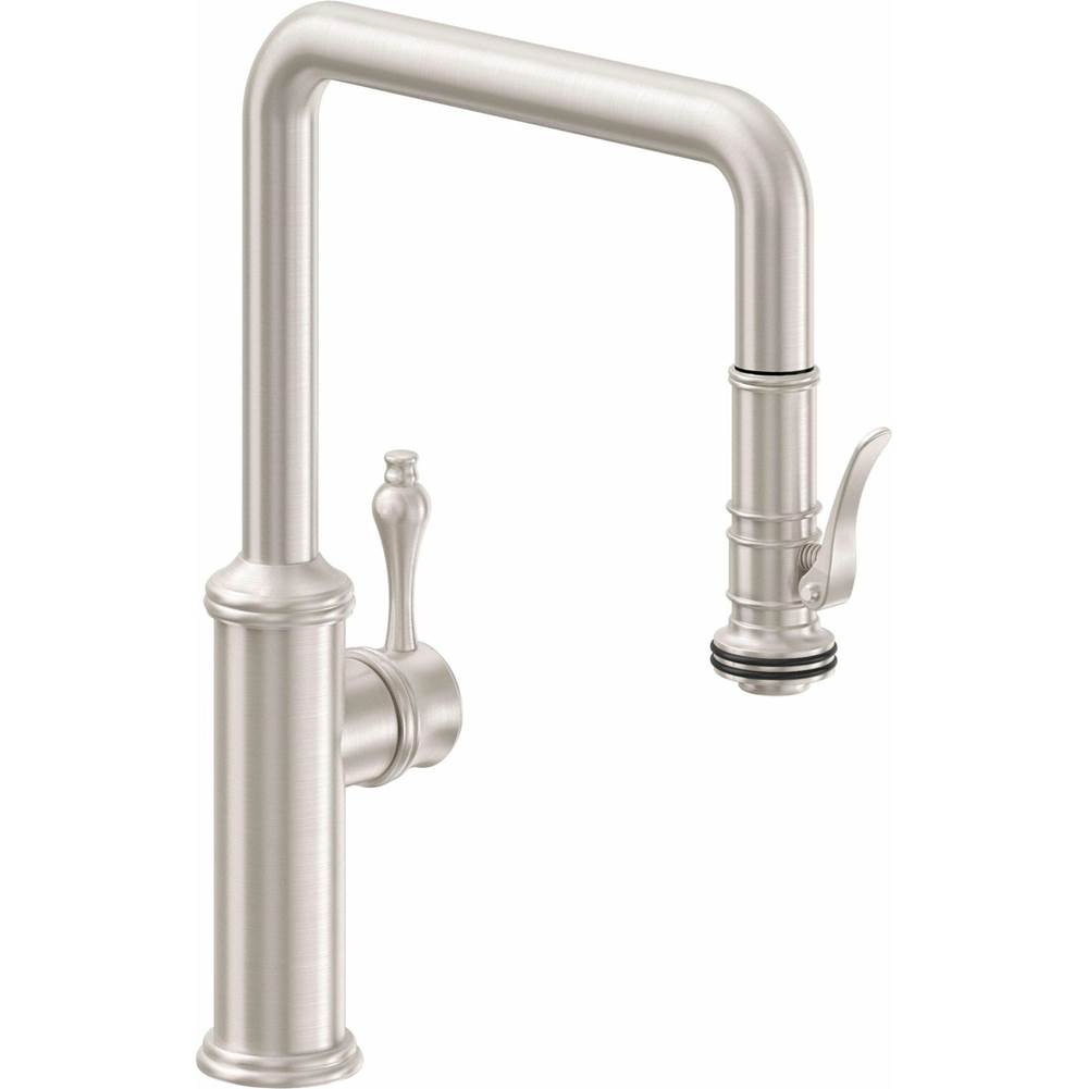 California Faucets Pull Down Faucet Kitchen Faucets item K10-103SQ-33-MWHT