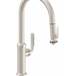 California Faucets - K30-100SQ-SL-ABF - Pull Down Kitchen Faucets