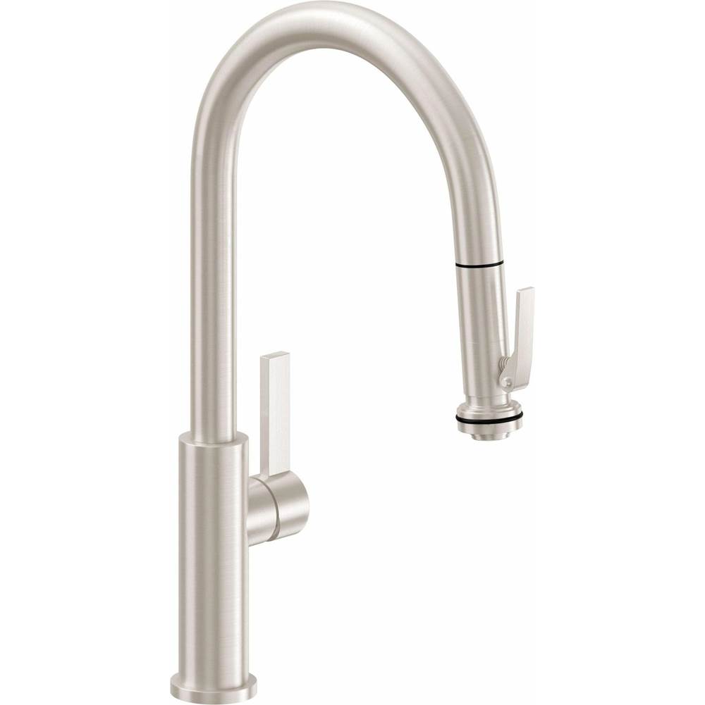 California Faucets Pull Down Faucet Kitchen Faucets item K51-100SQ-ST-PBU