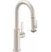 California Faucets - K51-101SQ-ST-SN - Deck Mount Kitchen Faucets
