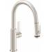 California Faucets - K51-102SQ-BFB-ACF - Pull Down Kitchen Faucets