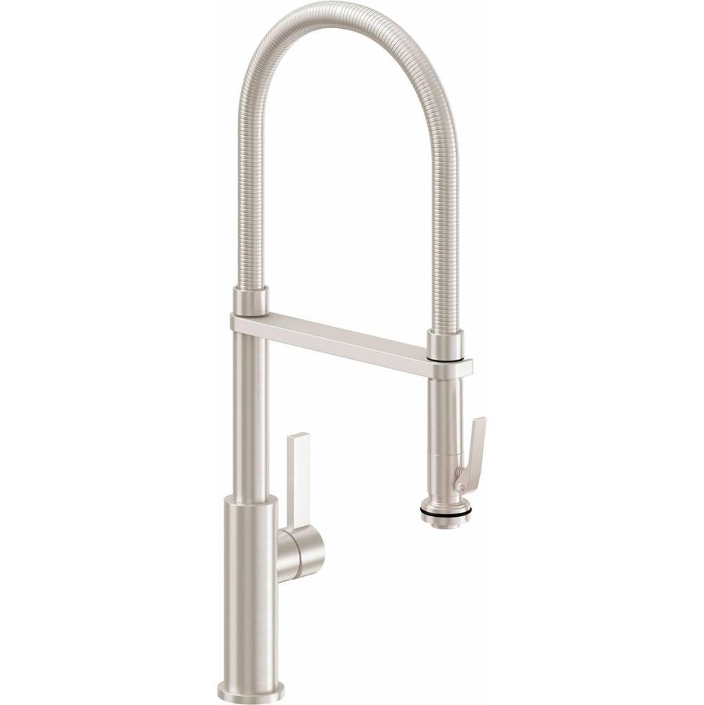 California Faucets Single Hole Kitchen Faucets item K51-150SQ-BST-BLKN