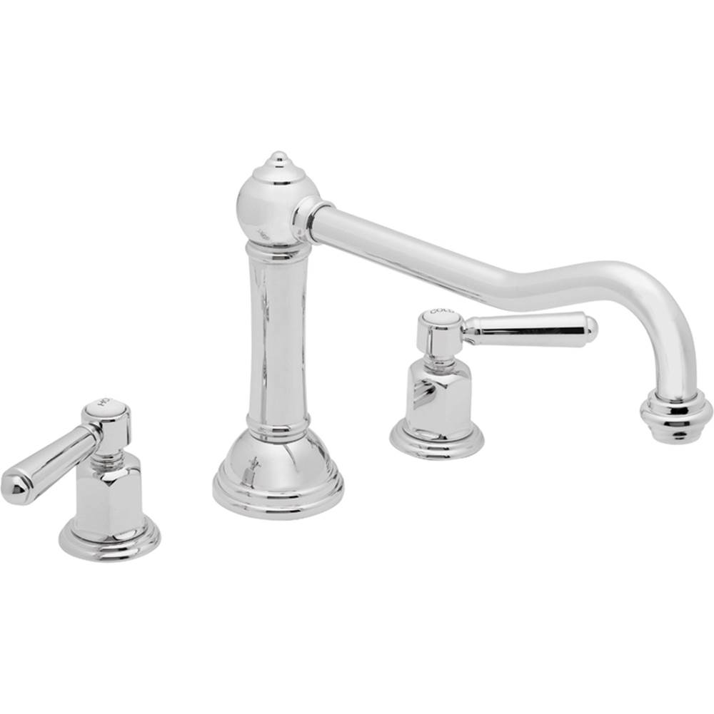 California Faucets  Roman Tub Faucets With Hand Showers item 3308-MBLK