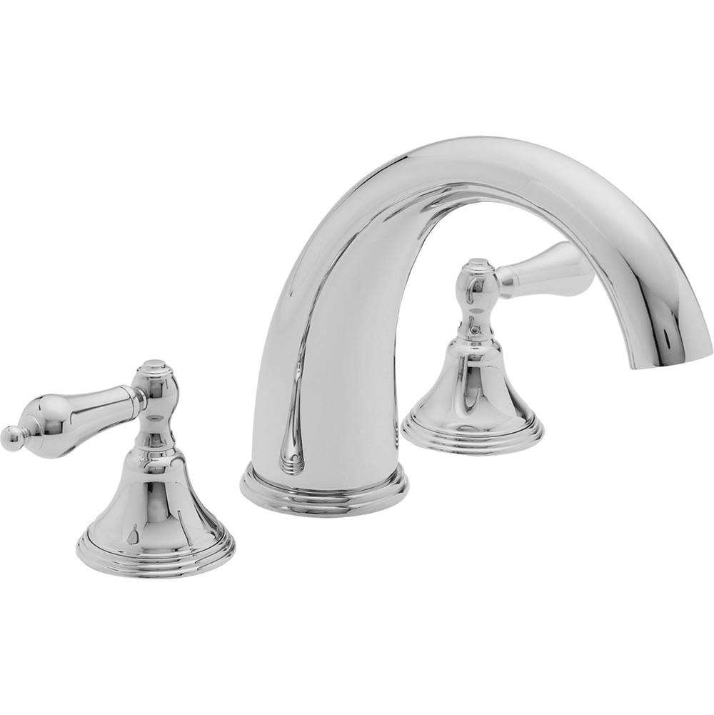 California Faucets  Roman Tub Faucets With Hand Showers item 5508-PBU