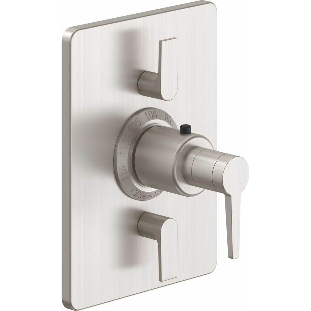 California Faucets Thermostatic Valve Trim Shower Faucet Trims item TO-THC2L-53-MWHT