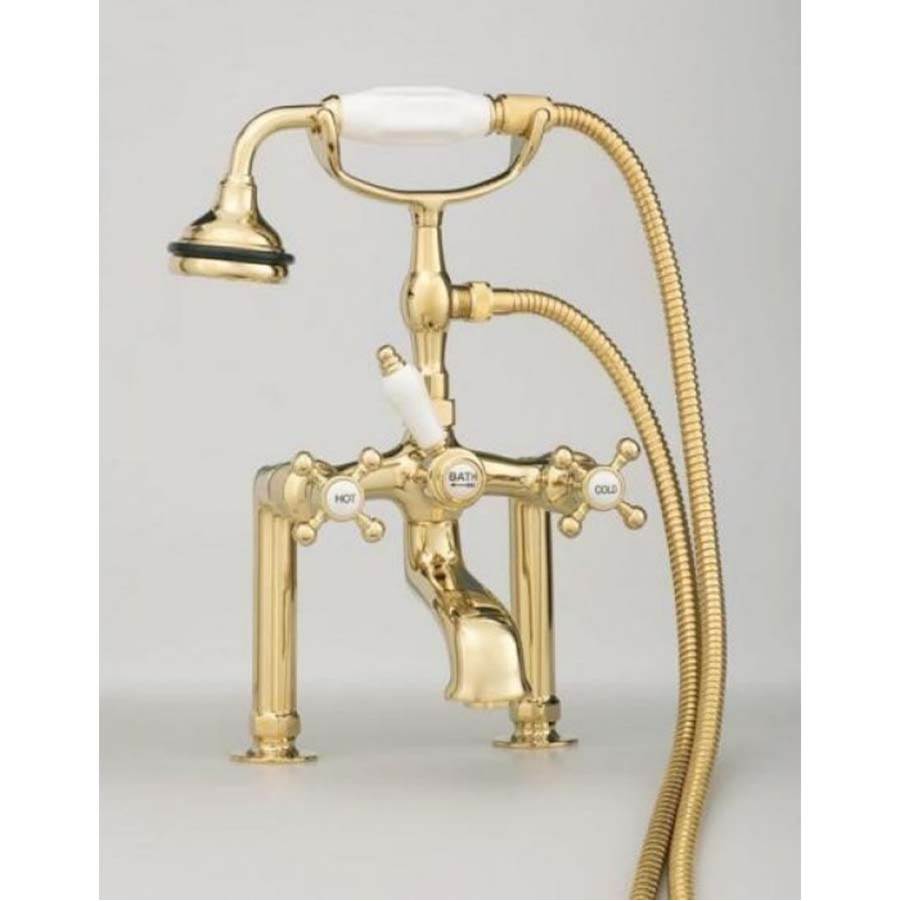 Cheviot Products Deck Mount Roman Tub Faucets With Hand Showers item 5112-SB
