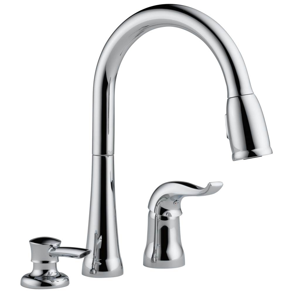 Delta Faucet Deck Mount Kitchen Faucets item 16970-SD-DST