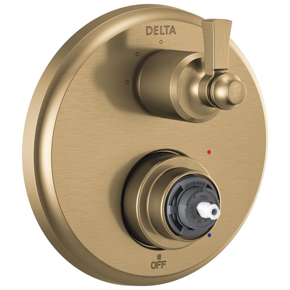 Delta Faucet Pressure Balance Trims With Integrated Diverter Shower Faucet Trims item T24856-CZLHP