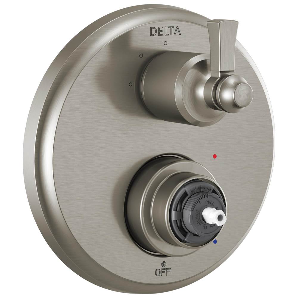 Delta Faucet Pressure Balance Trims With Integrated Diverter Shower Faucet Trims item T24856-SSLHP
