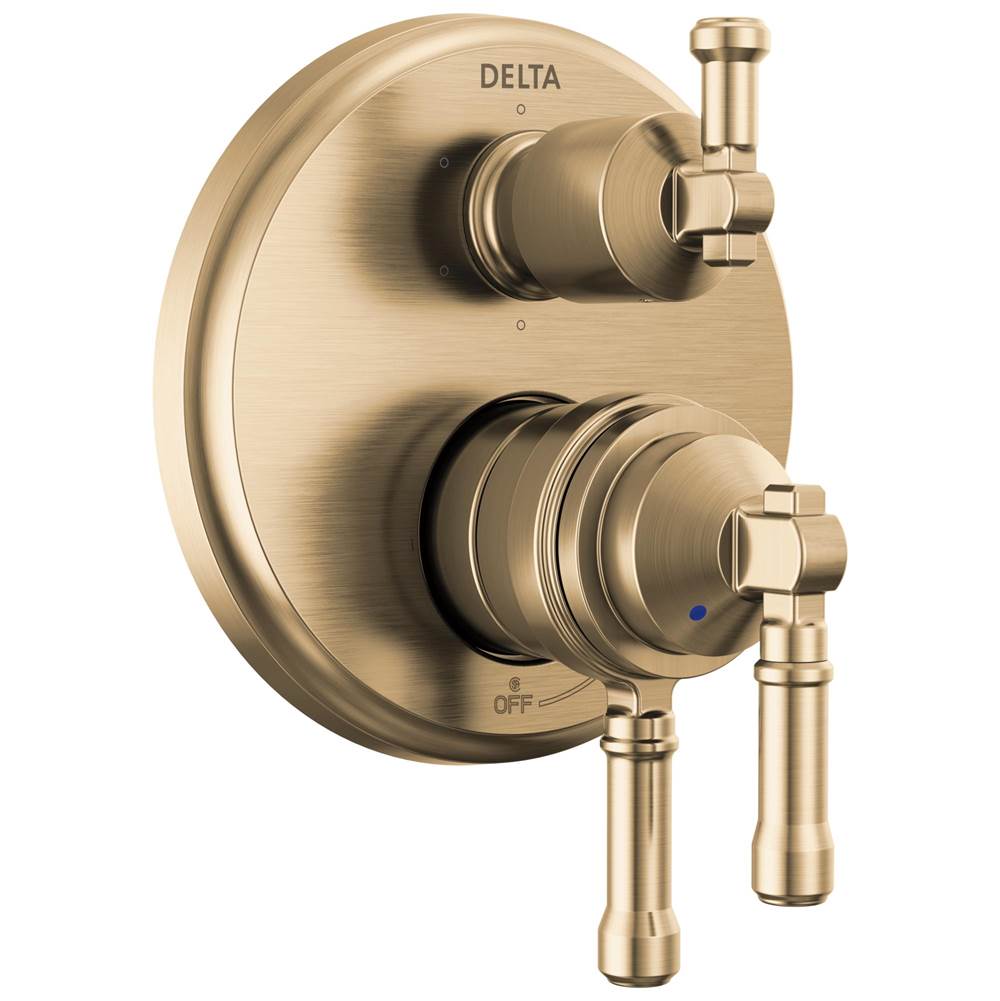 Delta Faucet Pressure Balance Trims With Integrated Diverter Shower Faucet Trims item T27984-CZ-PR