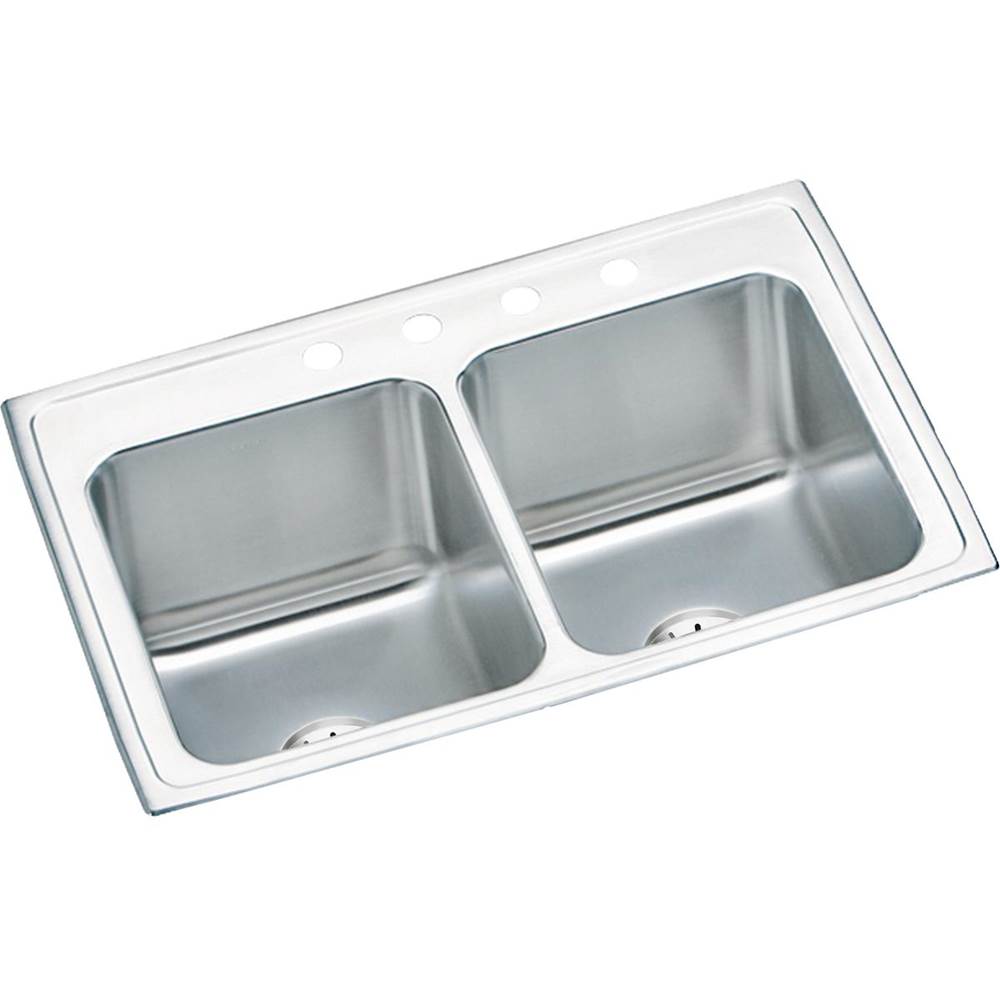 Elkay Drop In Double Bowl Sink Kitchen Sinks item DLR332210PD5