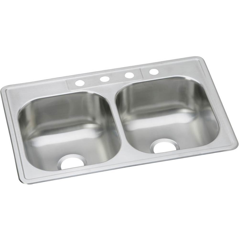 Elkay Drop In Double Bowl Sink Kitchen Sinks item DSEW10233221