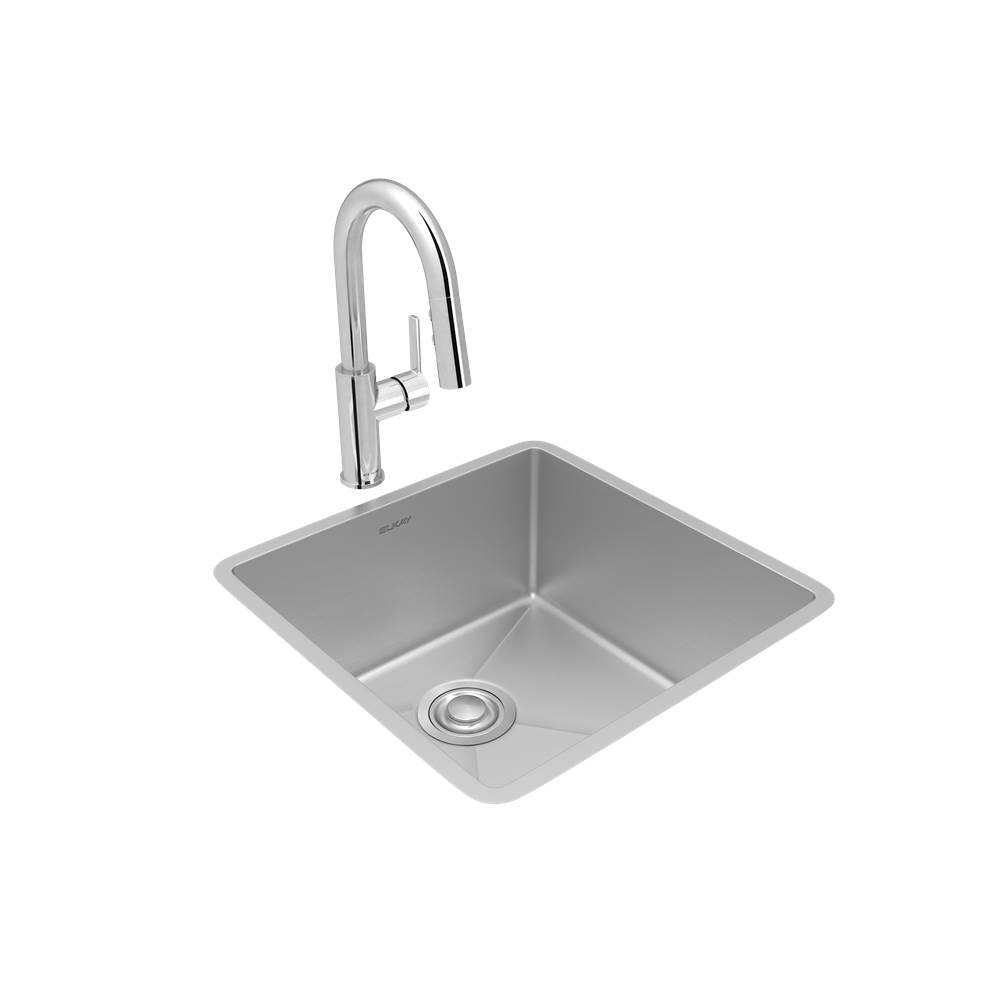 Elkay Undermount Kitchen Sink And Faucet Combos item ECTRU17179TFCC