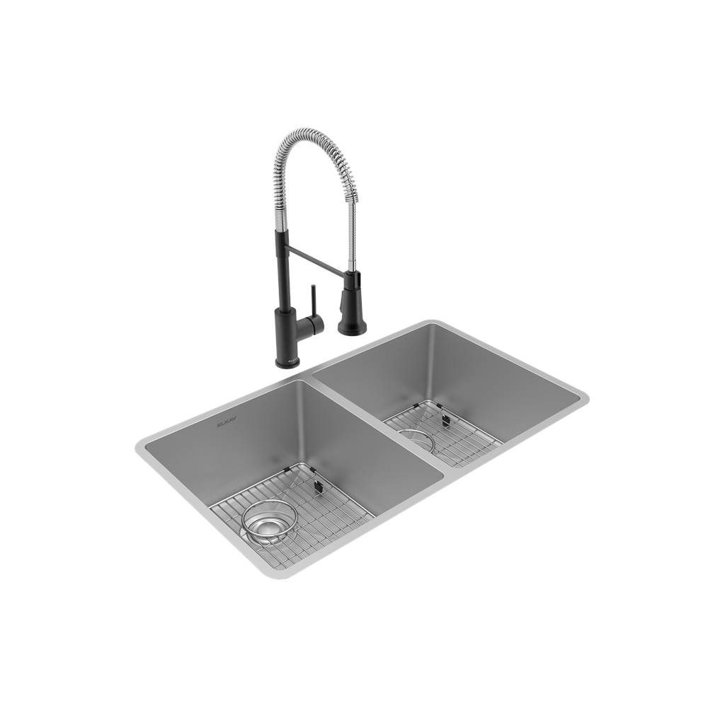Elkay Undermount Kitchen Sink And Faucet Combos item ECTRU31179TFMBC