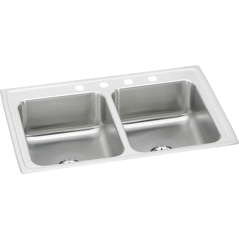 Elkay Drop In Double Bowl Sink Kitchen Sinks item LR3321PD2