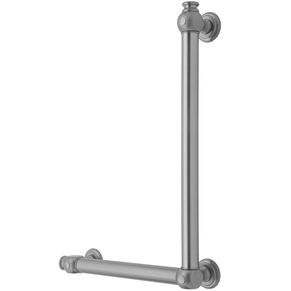 Jaclo Grab Bars Shower Accessories item G60-24H-12W-LH-BKN