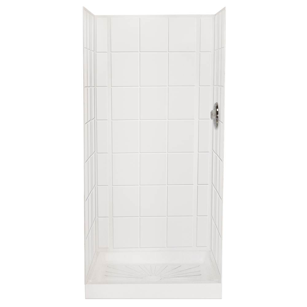 Mustee And Sons Single Wall Shower Enclosures item 572TWHT