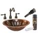 Premier Copper Products - BSP2_LO19FSBDB - Bathroom Sink and Faucet Combos
