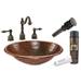 Premier Copper Products - BSP2_LO19RDB - Bathroom Sink and Faucet Combos