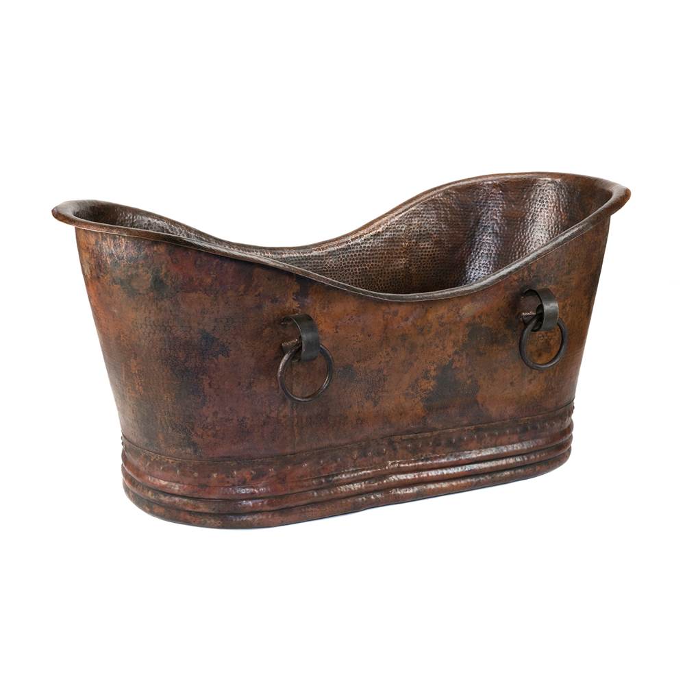 Premier Copper Products Free Standing Soaking Tubs item BTDR67DB