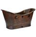 Premier Copper Products - BTDR72DBOF - Free Standing Soaking Tubs