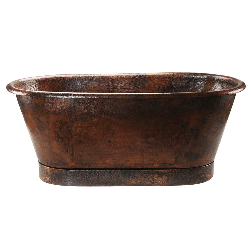 Premier Copper Products Free Standing Soaking Tubs item BTM72DB