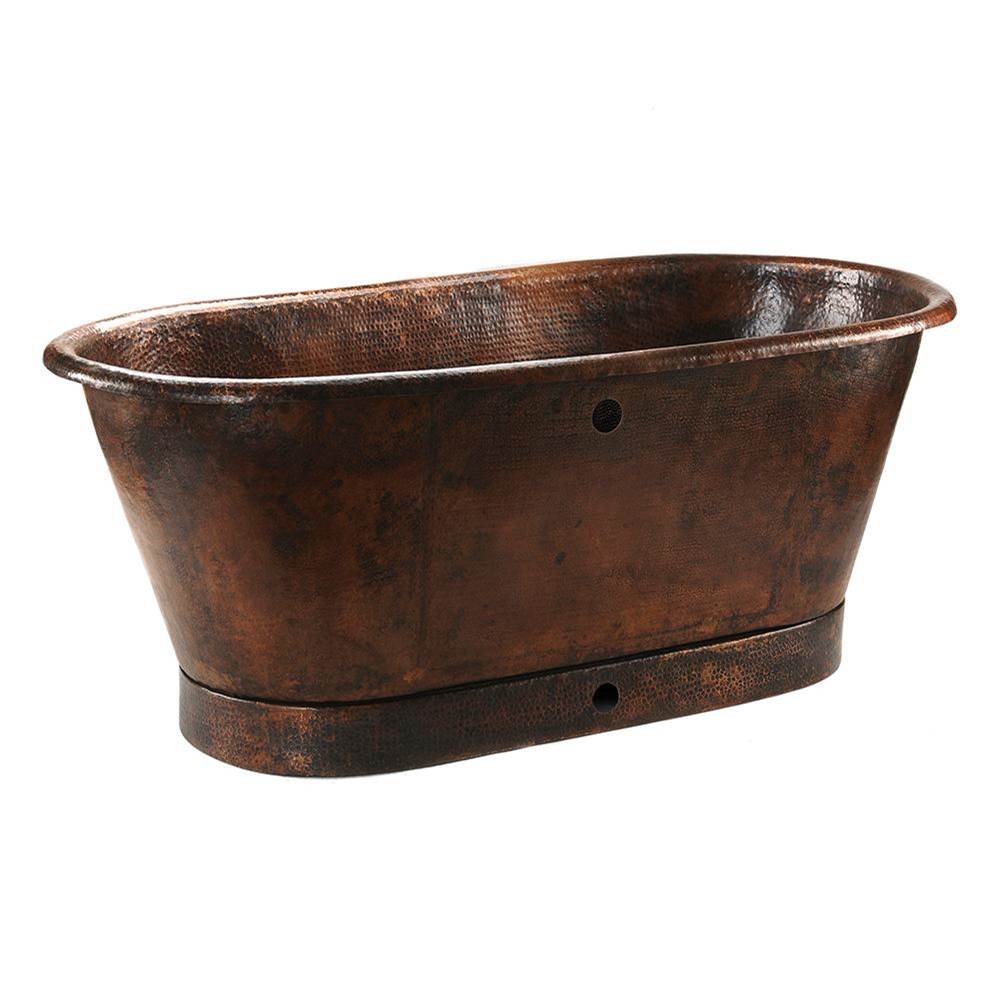 Premier Copper Products Free Standing Soaking Tubs item BTM72DBOF