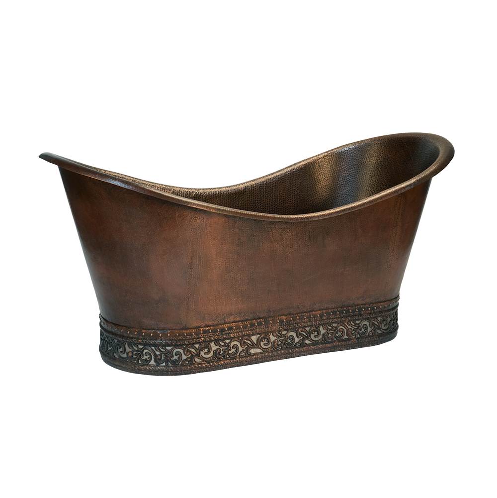 Premier Copper Products Free Standing Soaking Tubs item BTN67DB
